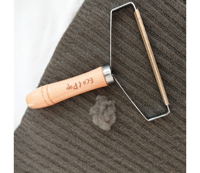 ECP015 EcoPop nukanpoistaja ruostumaton teras puu luddborttagare rostfritt stal tra 2 kuva