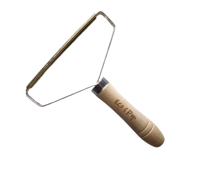 ECP015 EcoPop nukanpoistaja ruostumaton teras puu luddborttagare rostfritt stal tra kuva