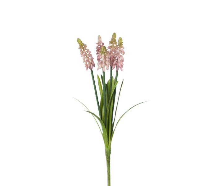 9712 20 Mr Plant helmililja kimppu roosa parlhyacint bukett rosa kuva