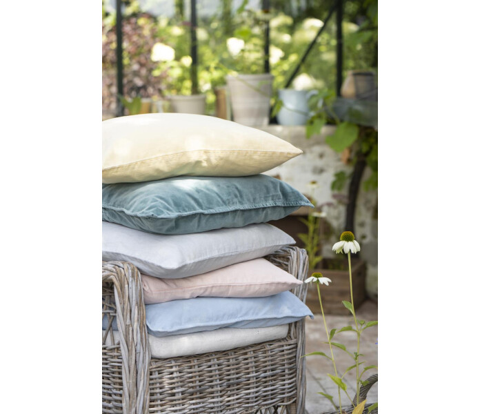 6203 05 ib laursen pellava tyynynpaallinen keltainen vaaleankeltainen ljusgul gul kuddfodral linne 50 x 50 cm 5 kuva