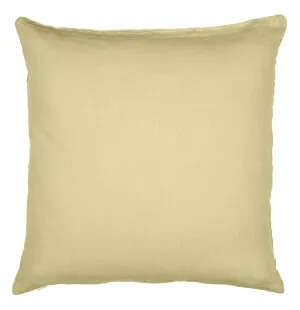 Ib Laursen tyynynpäällinen pellava vaaleankeltainen 50 x 50 cm kuva