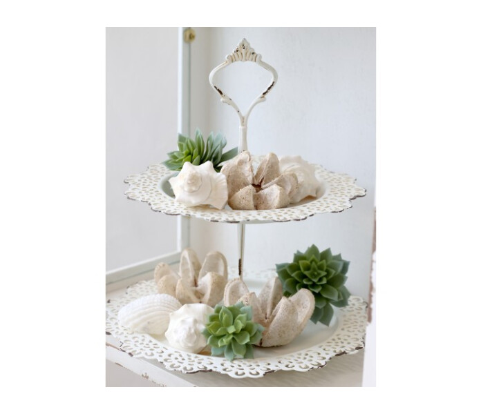 64086619 chic antique kerrostarjotin valkoinen vaningsfat vit 3 kuva