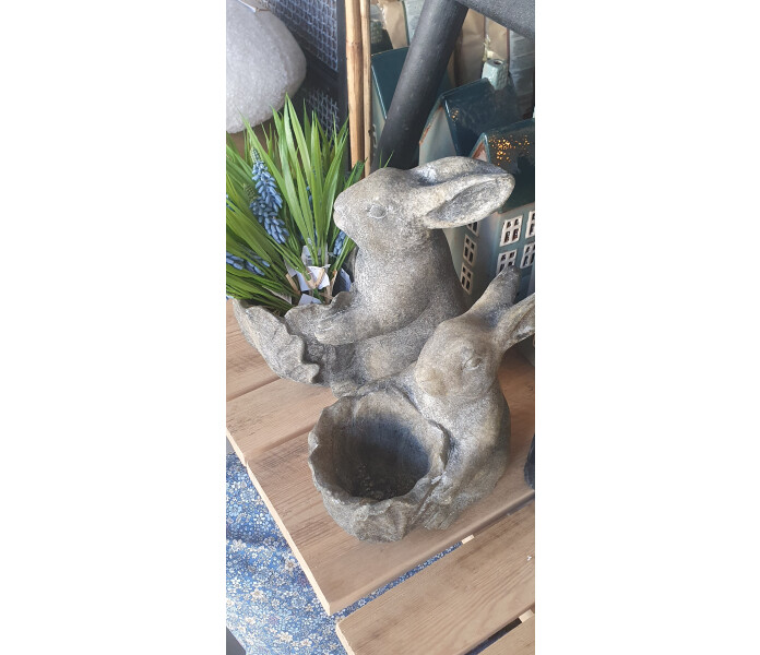 113601 miljogarden harmaa pupu ruukku gra kanin kruka 3 kuva