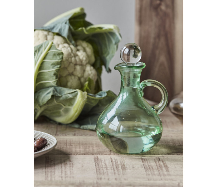 261600820 house doctor caraf vihrea lasinen karahvi kaadin lasia gron glas karaff i glas 3 kuva