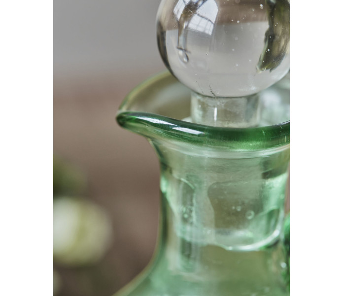 261600820 house doctor caraf vihrea lasinen karahvi kaadin lasia gron glas karaff i glas 4 kuva