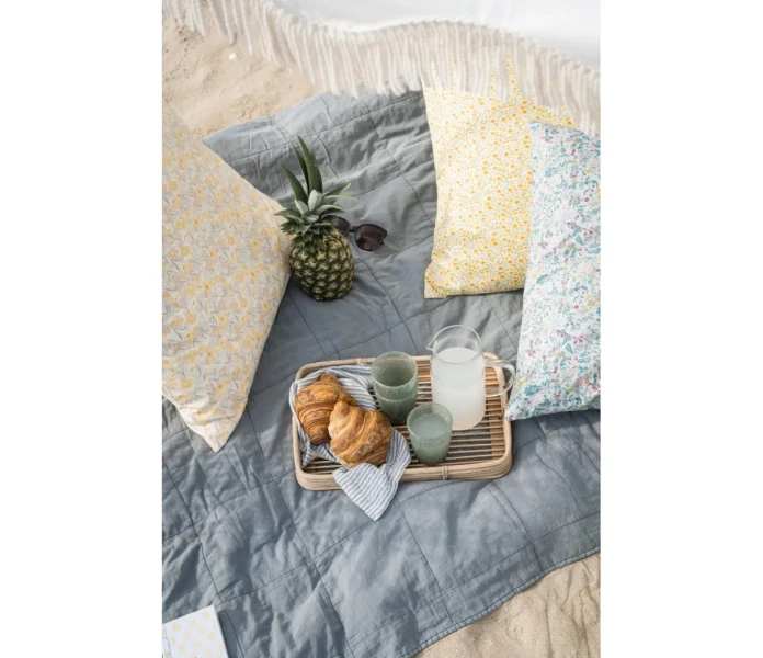 62993 00 ib laursen kukallinen tyynynpaallinen keltainen 2 kuva