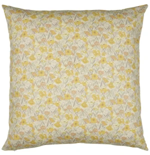 Ib Laursen kukallinen tyynynpäällinen keltainen 60 x 60 cm kuva