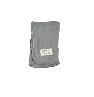 Simple Goods siivousliina harmaa puuvillamusliini 28 x 28 cm kuva