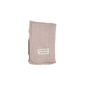 Simple Goods siivousliina vaaleanpunainen puuvillamusliini 28 x 28 cm kuva