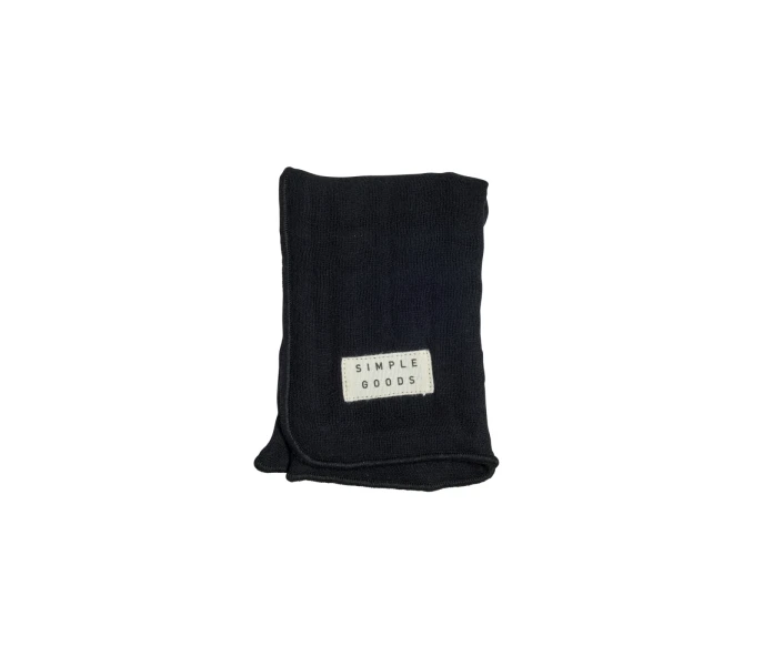 simple goods musta tiskiratti siivousliina puuvillamusliini kuva