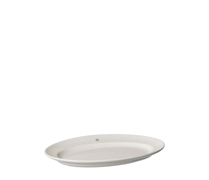 246072 ernst valkoinen pilkullinen soikea tarjoiluvati vati lautanen vanilla vanilja 2 kuva