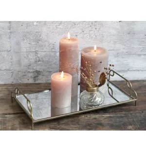 Chic Antique tarjotin peilillä 20,5 x 39,5 cm kuva