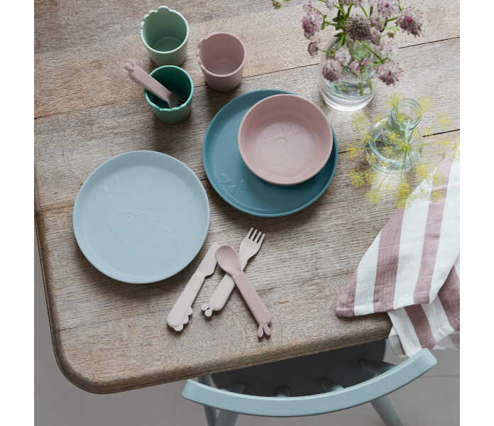 1226107 Donebydeer kiddish haarukat aterimet gaffel bestick Raffi koralli harmaa gra corall 3 kuva