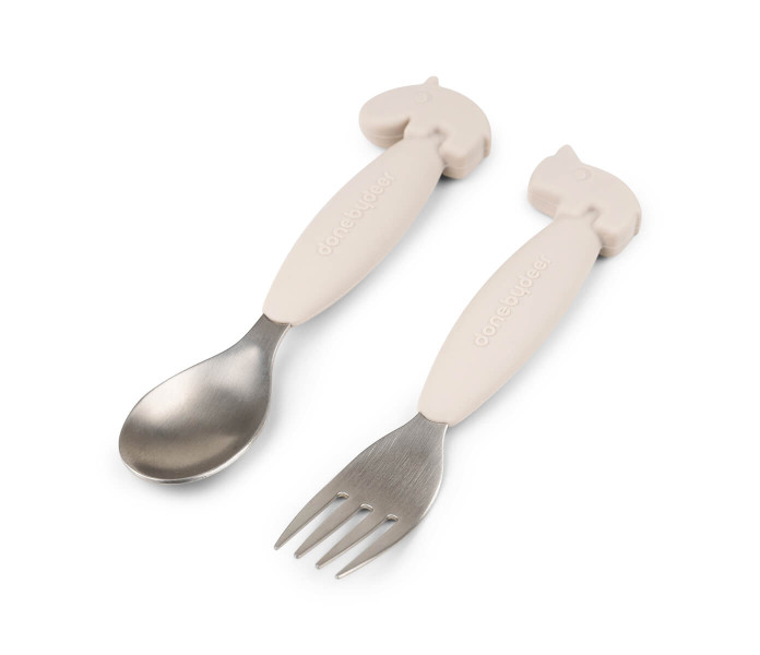 1126979 Done by deer Easy grip lusikka haarukka sked gaffel sand hiekka 2 kuva