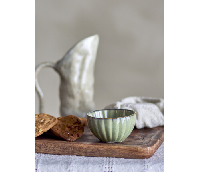 82060598 Bloomingville Latina kulho skal 400 ml vihrea kivitavara gron stengods 2 kuva