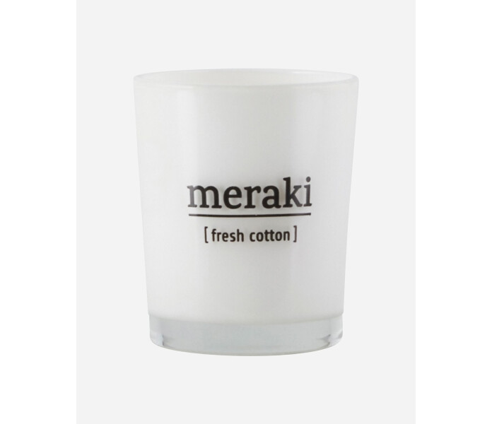 308150020 meraki fresh cotton tuoksukynttila puhdas puuvilla doftljus frasch bomull kuva