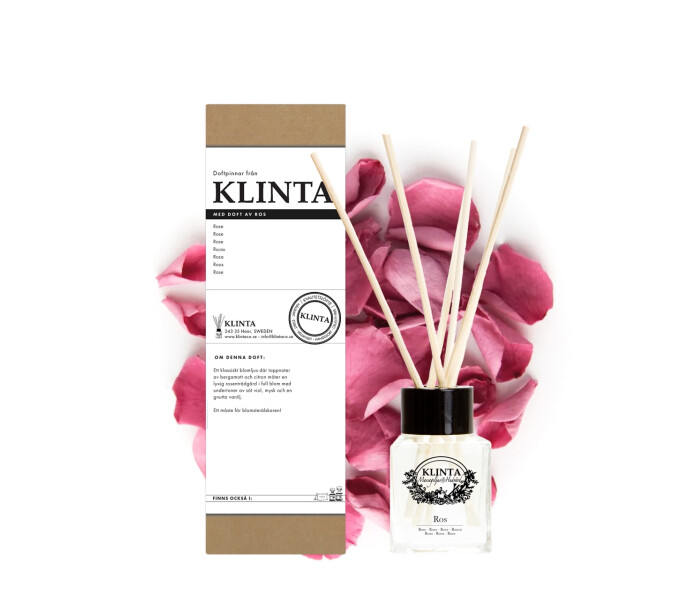 k0983 klinta huonetuoksu tuoksutikut ruusu rumsdoft doftpinnar ros kuva