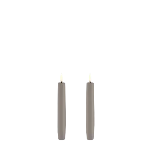 Uyuni LED-kruunukkynttilä 15,5 cm 2 kpl - Sandstone kuva