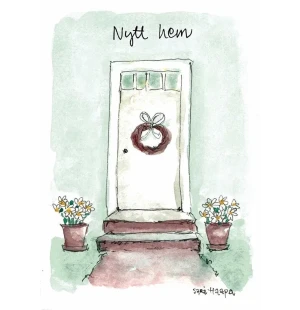 Putinki Sari´s Artwork 2-osainen kortti - Nytt hem kuva