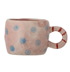 Bloomingville Nini pieni muki roosa / sininen 100 ml kuva