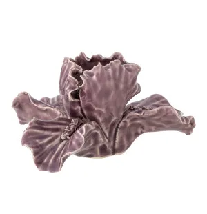 Bloomingville Rosali kukka koriste liila 12,5 x 7 cm kuva
