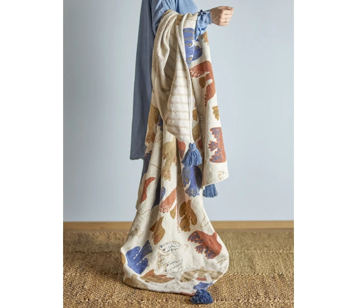 82063100 bloomingville kuviollinen torkkupeitto 130 160 cm 3 kuva