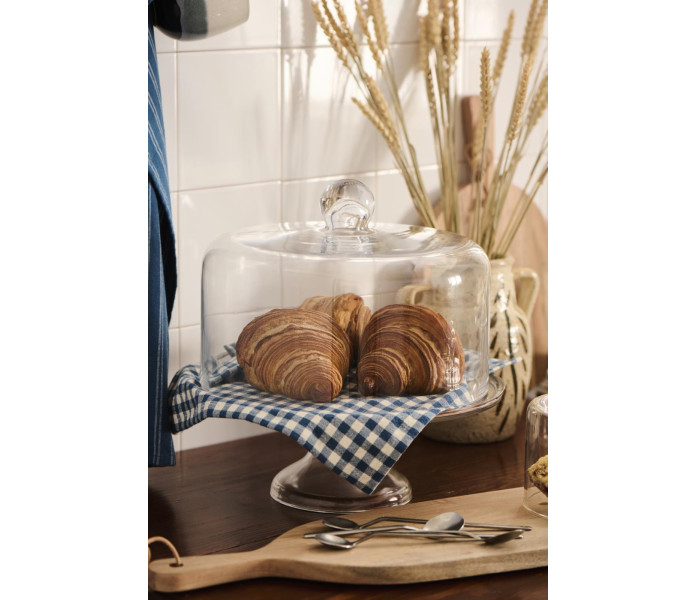 8720 00 ib laursen lasinen jalallinen kakkuvati lasia 32 cm 1 kuva