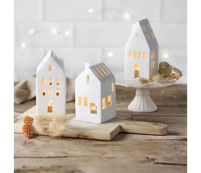 89802 rader valkoine pieni talolyhty talo lyhty 3 kuva