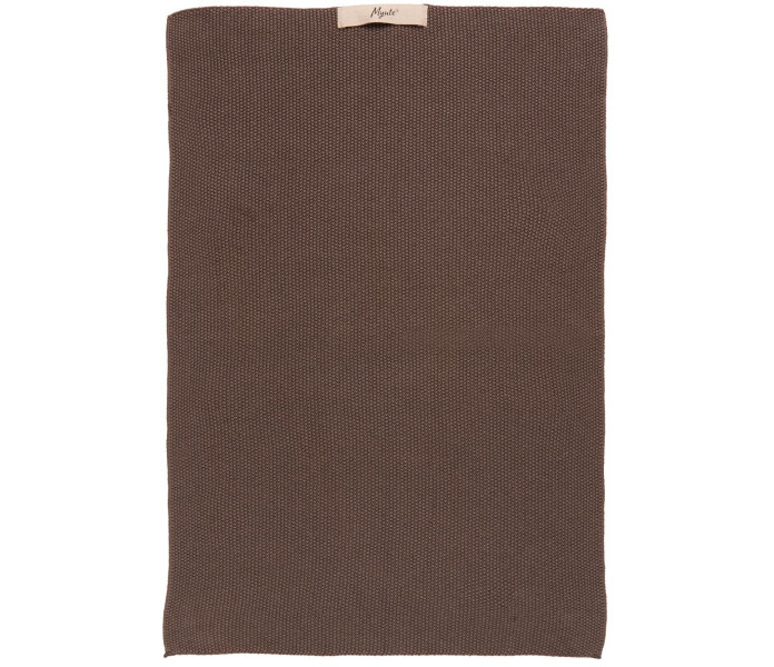 6352 45 ib laursen mynte soil ruskea neulottu kasipyyhe keittiopyyhe 40 x 60 cm kuva