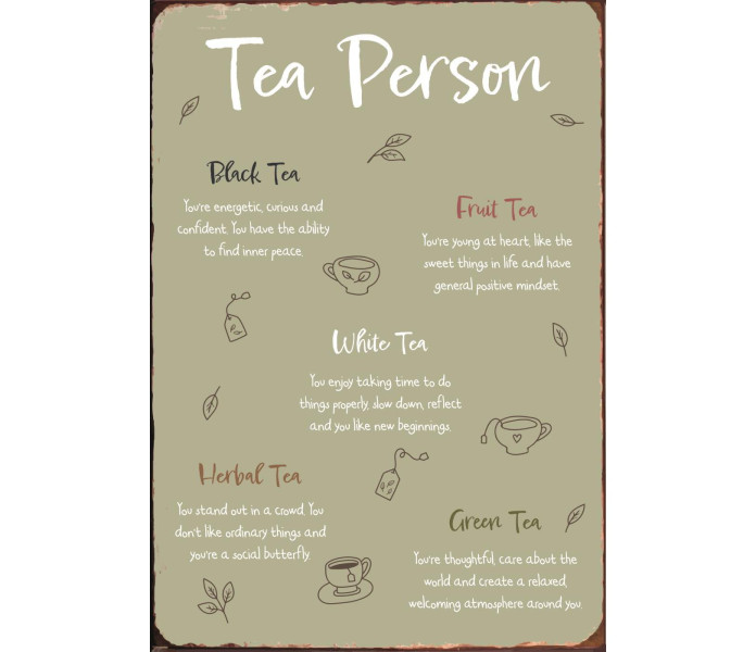 70217 00 ib laursen metallikyltti tea person kuva