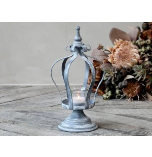 Chic Antique kruunu lyhty tuikulle  kuva