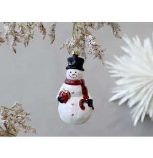 Chic Antique lumiukko kuusenkoriste 11,5 cm kuva