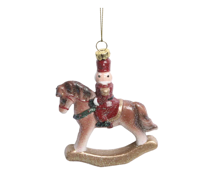 52077633 chic antique keinuhevonen kuusenkoriste koriste kuva
