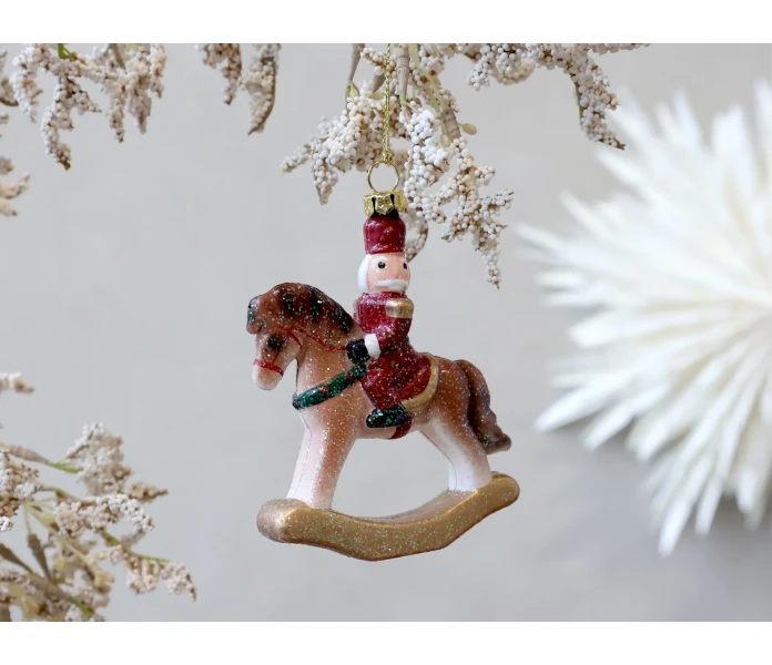 52077633 chic antique keinuhevonen kuusenkoriste koriste kuva