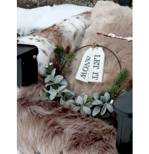 Chic Antique puinen kyltti - Let it snow kuva