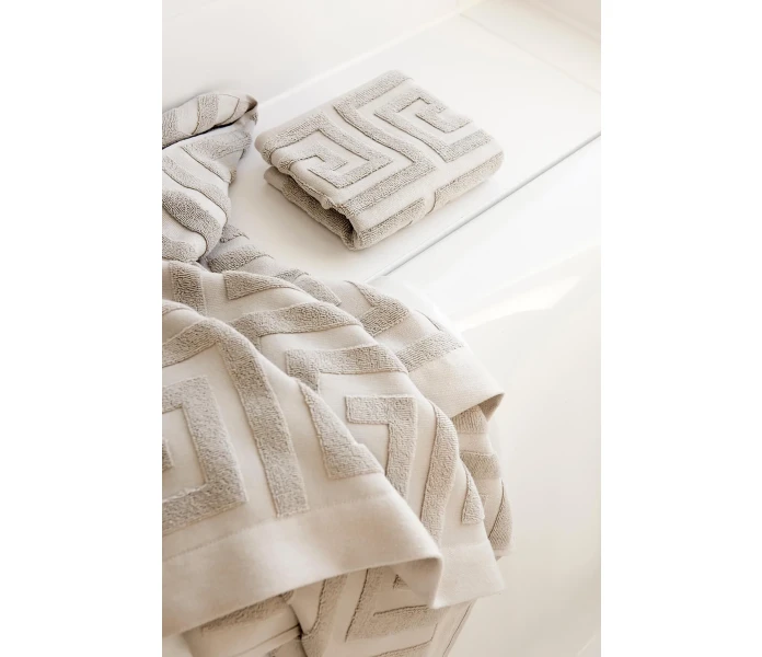 zelected by house santorini pyyhe 70 x 140 kylpypyyhe beige 2 kuva