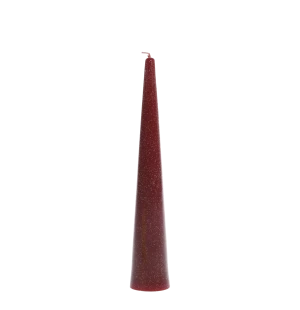 Chic Antique pilarikynttilä tummanpunainen glitter 25 cm kuva