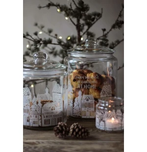 Majas Cottage lasilyhty / purkki iso - Magic of Christmas kuva