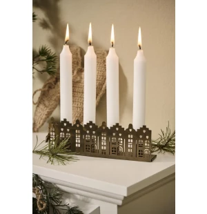 Ib Laursen talot kynttilänjalka neljälle kynttilälle  kuva