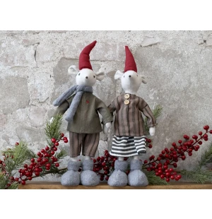 Chic Antique jouluhiiri seisova tyttö Agnes 38cm kuva