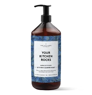 The Gift Label keittiösaippua 1000 ml -  Your Kitchen Rocks kuva