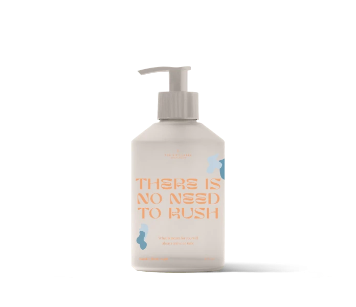 1017128 kasisaippua suihkusaippua hand body wash there is no need to rush kuva