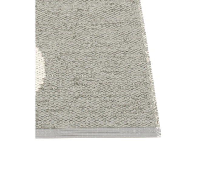 pappelina vera warm grey vanilla muovimatto sisakayttoon ulkokayttoon kaytavamatto pallomatto harmaa vanilja 3 kuva
