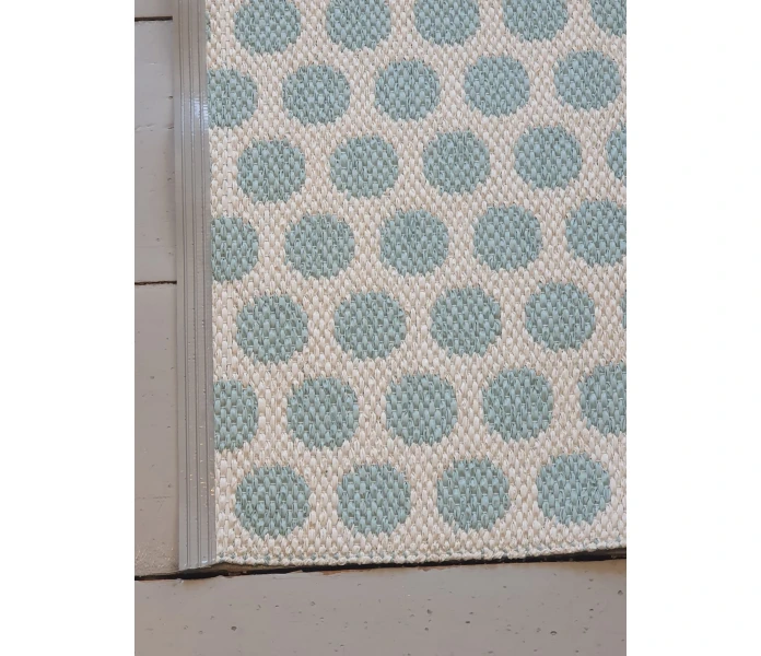 pappelina odd rare noa pale turquoise vanilla kuviollinen muovimatto sisamatto ulkomatto ulkokayttoon ovimatto sininen vaalea turkoosi 70 x 50 cm 2 kuva