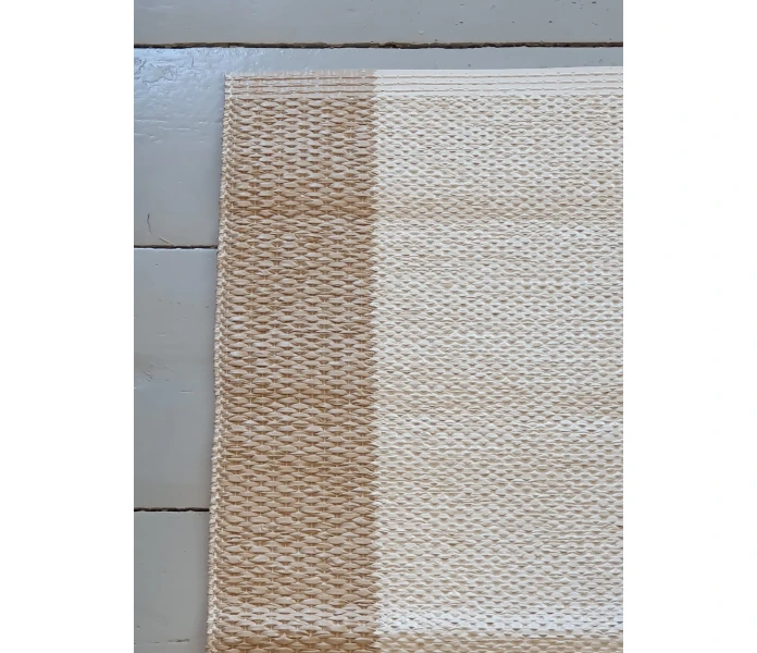 pappelina odd rare ilda beige vanilla muovimatto sisamatto ulkomatto ulkokayttoon ovimatto beige vanilja valkoinen 70 x 90 cm kuva