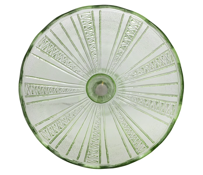 82068140 bloomingville kaddy jalallinen tarjoiluvati vihrea lasi lasinen kierratyslasi 3 kuva