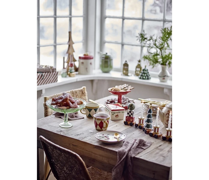 82068140 bloomingville kaddy jalallinen tarjoiluvati vihrea lasi lasinen kierratyslasi 4 kuva