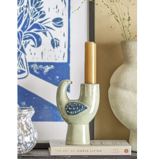 Bloomingville Trudy kynttilänjalka sininen kuva