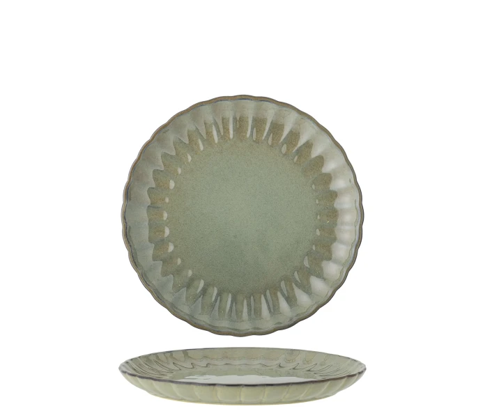 82061366 bloomingville latina vihrea lautanen 20 cm  kuva