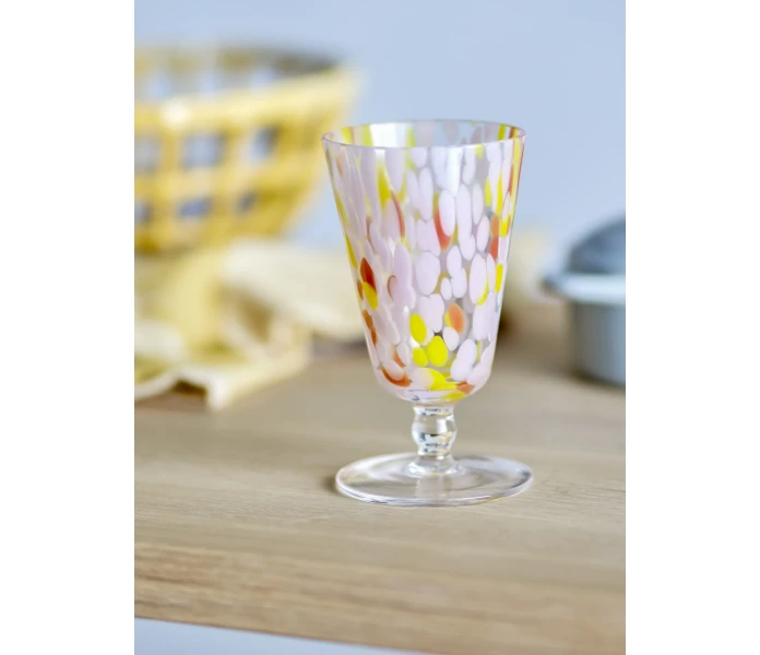 82060869 bloomingville lilya varikas kesainen vaaleanpunainen pastelli viinilasi lasi 2 kuva